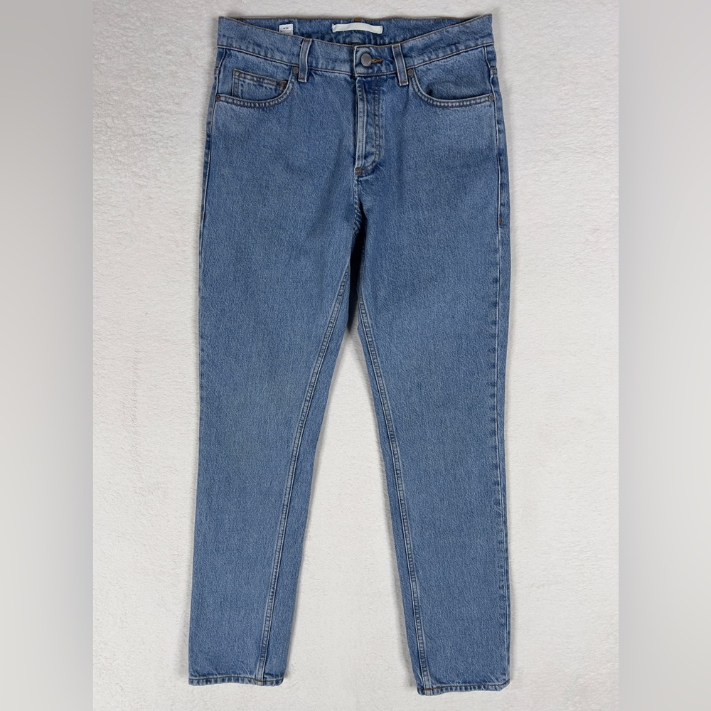 Norse Projects‎ Slim Denim Blue Jeans Men's 30x30* Button Fly 100% Cotton Italy